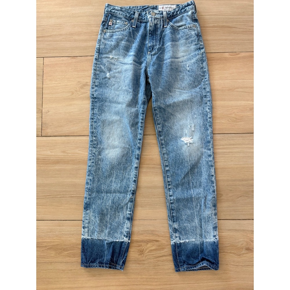 AG Adriano Goldschmied The Phoebe High Waist Tapered Jeans Released Hem 25R